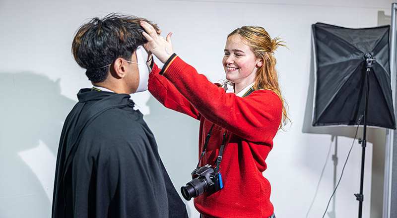 Art facilities at St Clare’s Catholic High School Hassall Grove