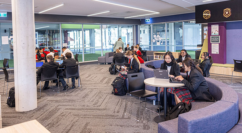 Flexible learning spaces at St Clare’s Catholic High School Hassall Grove