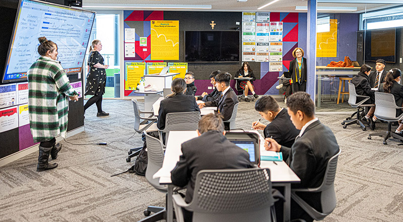 Dedicated teachers at St Clare’s Catholic High School Hassall Grove