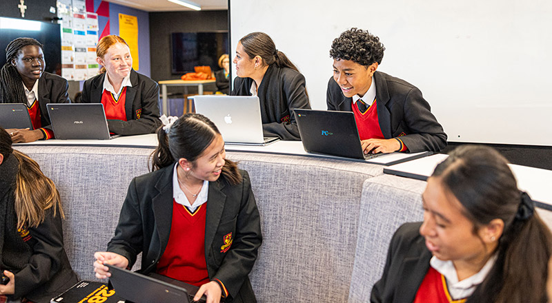 Student wellbeing at St Clare’s Catholic High School Hassall Grove