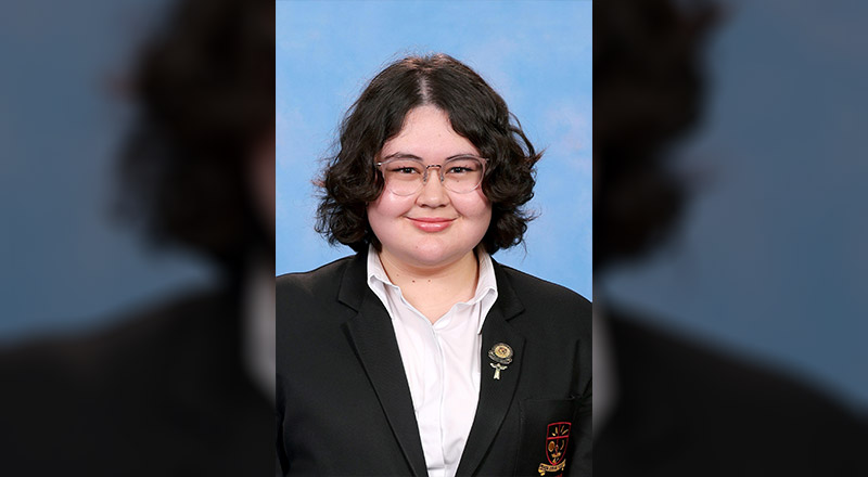 Sophie, DUX of St Clare’s 2025